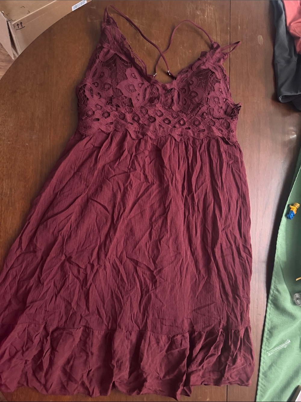 Women's Lace-Trim dress